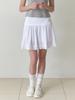 Liel Berries Lace Mini Skirt (White)