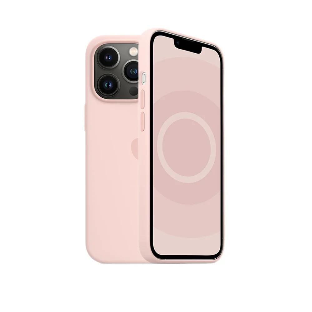 

Чехол для Apple iPhone 13 Pro Max pro с анимацией Magsafe Liquid Silicone Magnetic Case для iPhone 13 с беспроводной зарядкой Protect Cover for iphone13(6.1 )