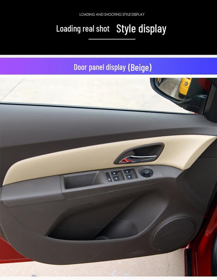 Chevrolet Cruze Panele Drzwiowe, Konsola Środkowa, Deska Rozdzielcza i Podłokietnik Obszyte Skórą Ulepszenie Wnętrza