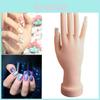 Realistic Skin Tone Nail Practice Hand For Professional Nail Art Training And Demonstration