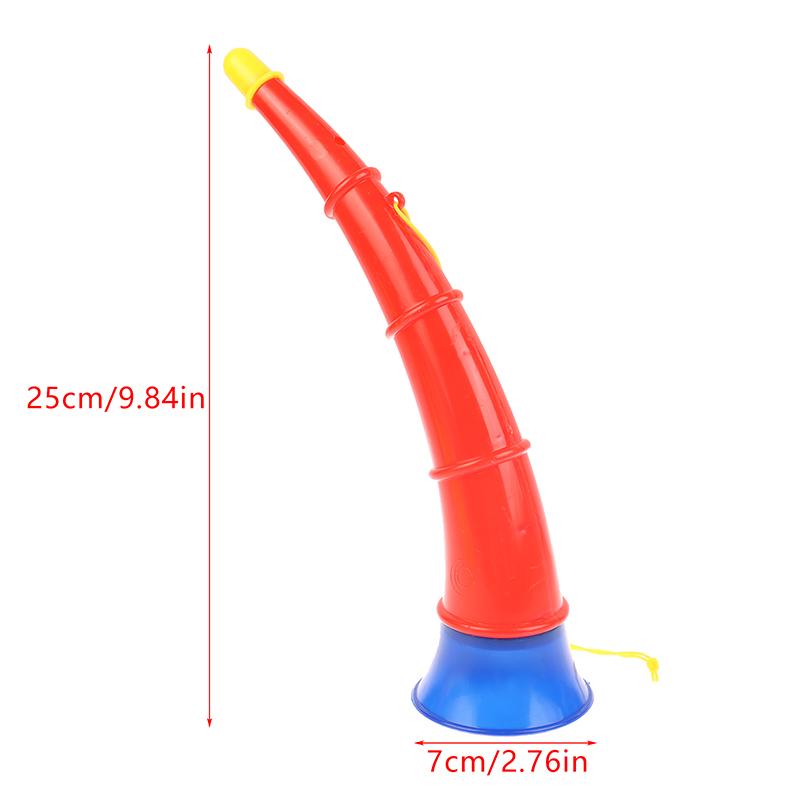 2Pcs Plastic Handheld Air Cheering Horn Football Party Carnival Sports Games Cheering Horn Noise Makers