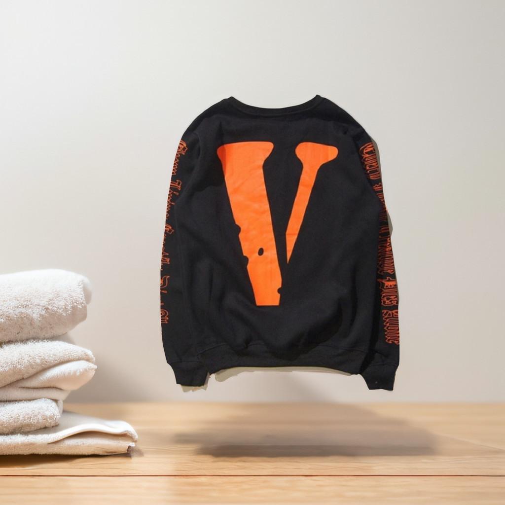 Trendy Cotton Sweatshirt For Men Casual Loose Fit Long Sleeve Crewneck Top