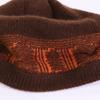 HERMES Margiela-era H logo cashmere knit hat hat Brown / orangeUsed