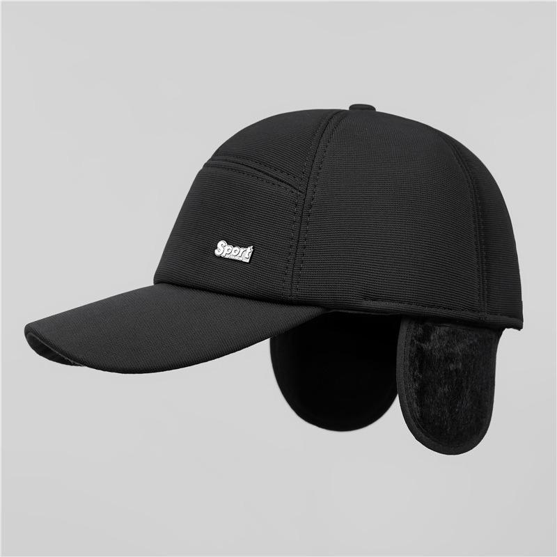 Warm cotton hat Ear protector Baseball cap Thickened hat Grandpa hat Full seal Winter hat