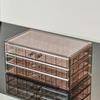 Transparent Jewelry Storage Box Large Capacity 72 Grids Dustproof Stackable Earrings Rings Container Jewelry Organizer