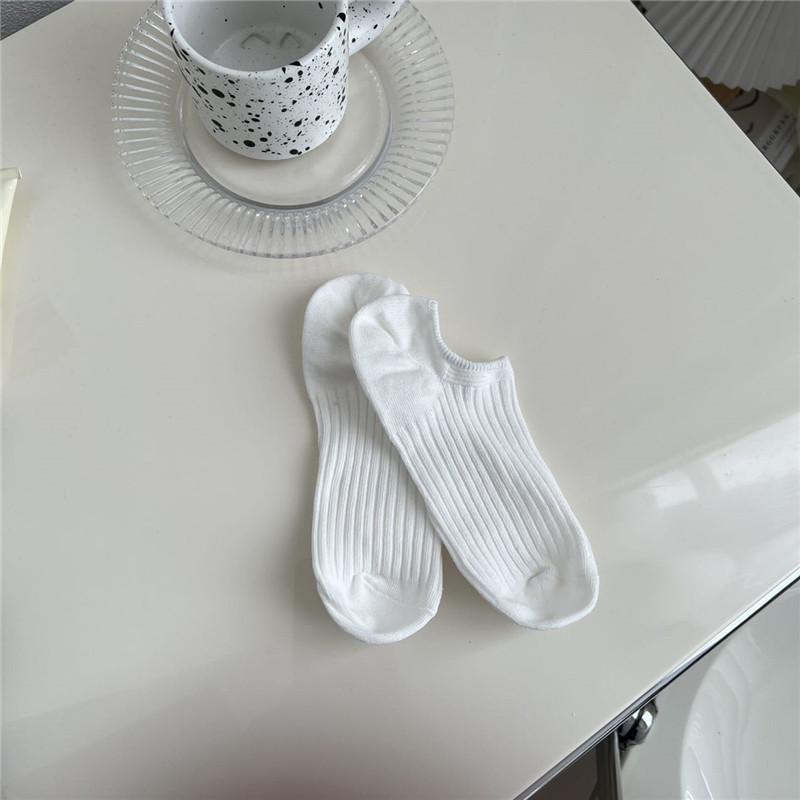 Women's Non-Slip Invisible Boat Socks - Summer Style, Thin, Shallow, Short, with Drawstring