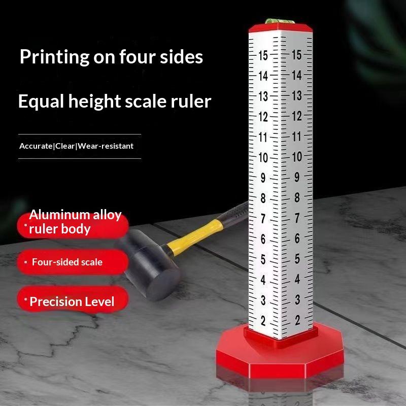 1/4Pcs Level Stick Wall Tile Laying Tools Light Steel Keel Leveling Artifact Suspended Ceiling Leveling Special Horizontal Ruler