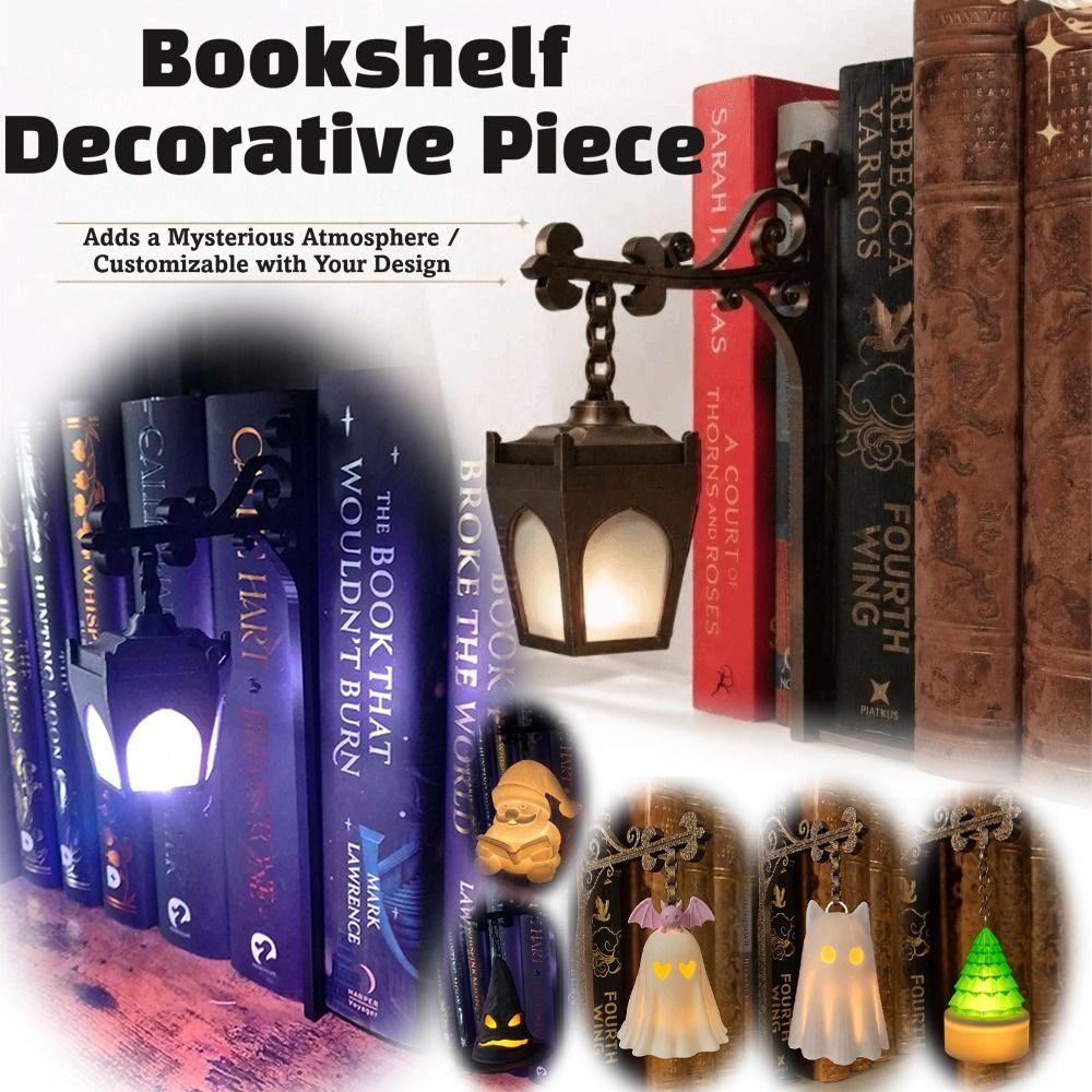 Decorative Design Bookshelf Lamp Led Light Lantern Light Library Lamp Indoor Lighting