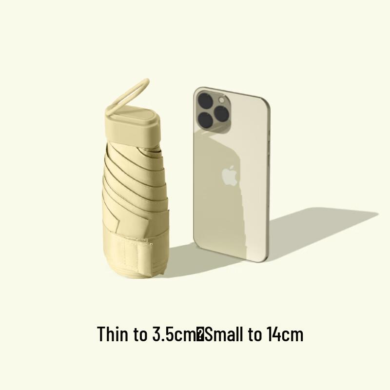 MAYDU M6113 Five-Fold UV Protection Card Umbrella