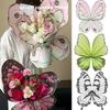 20Pcs Butterfly Flower Wrapping Paper Film Packaging Paper Butterfly Shape Bouquet Packing Paper Colorful Birthday Party Decor