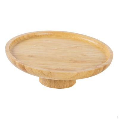 Bamboo Dessert Holder for Tea Party Cakes Serving Plate Muffins And Anniversaries