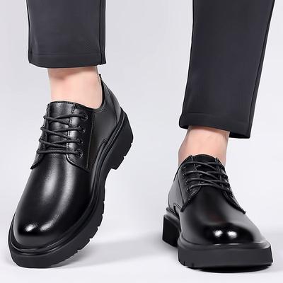 Lederschuhe Herrenschuhe Echtleder Rindsleder Weiche Sohle Rutschfest Business Casual Schuhe