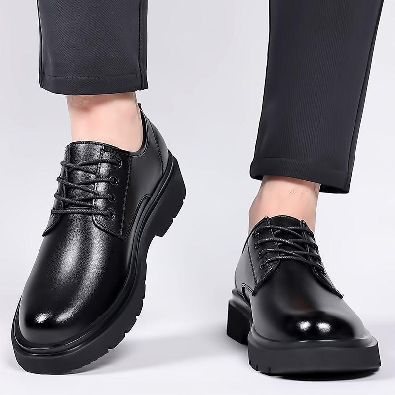 Leather Shoes Men's Shoes Genuine Leather Cowhide Soft Sole Non-slip Business Casual Shoes