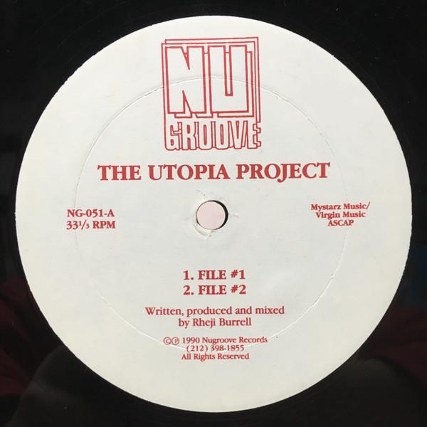 12inch Record UTOPIA PROJECT - File #1 NG051 NU GROOVE 1990 US Dance & Electronica Used