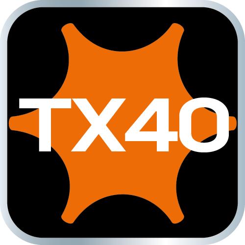 TORX TX40 Bit On 1/4" Socket, Long, 87 Mm