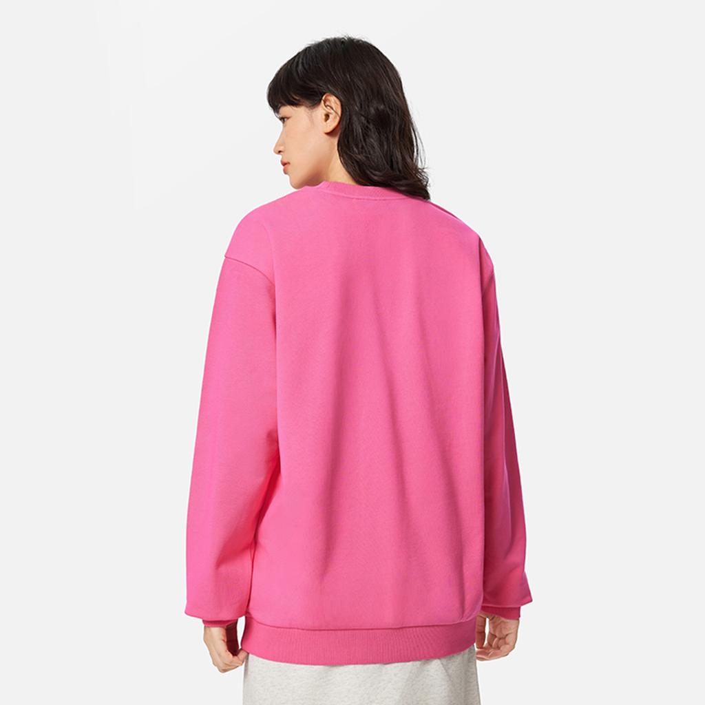 Li Ning Sports Lifestyle Series Loose Fit Crew Neck Logo Sweatshirt Unisex Sweatshirt AWDVF77-9