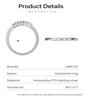 Custom Seven Stars Style Moissanite Ring 925 Sterling Sliver Moissanite Wedding Rings Women Jewelry