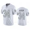 Raiders 34 Bo Jackson Fotbalový dres Pánský Sportovní Tréninkový Herní Úbor Bílý