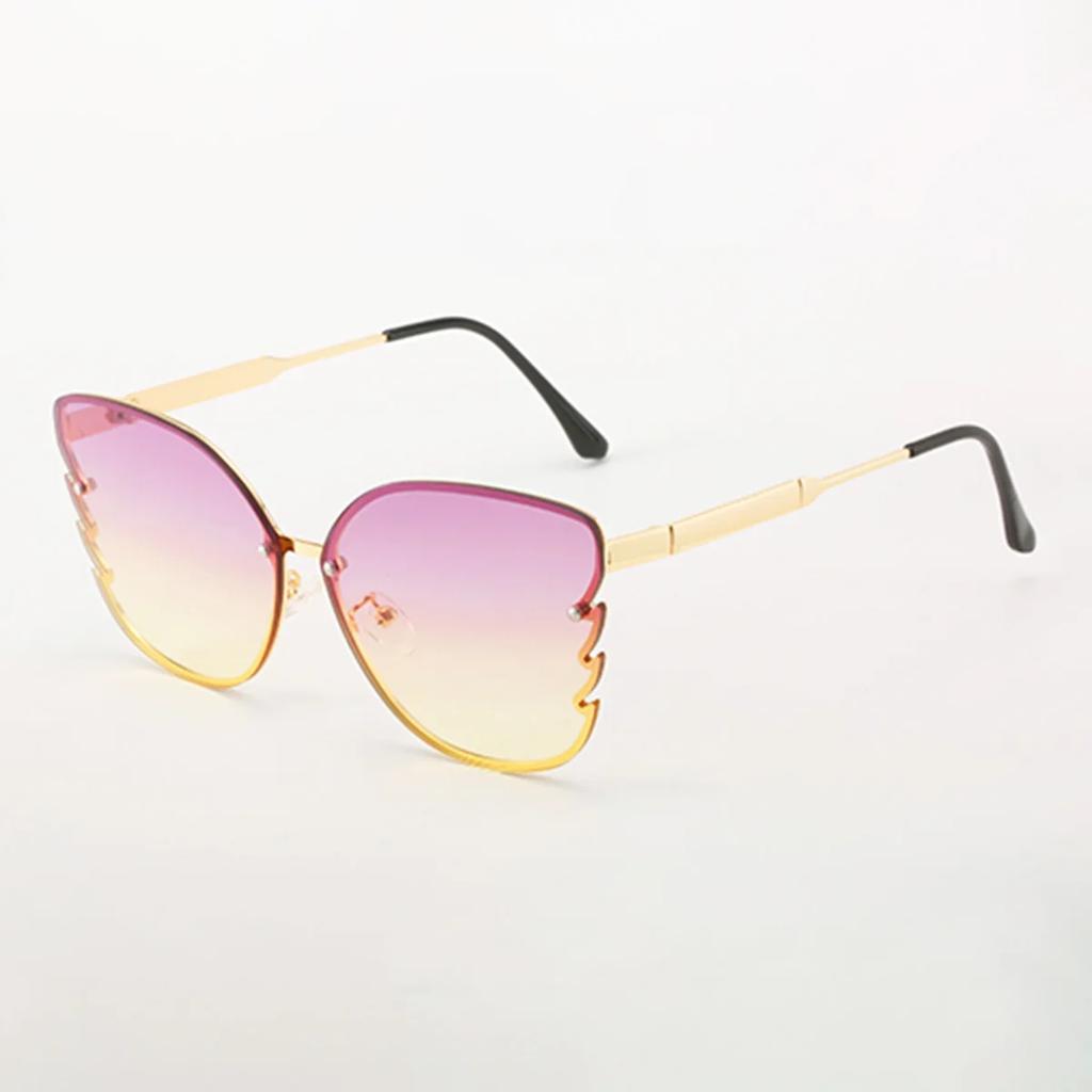 Stylish Butterfly Shaped Sunglasses Rectangle Sunglasses Female Designer Eyewear Small Frame Sun Eyewear Ladies Black