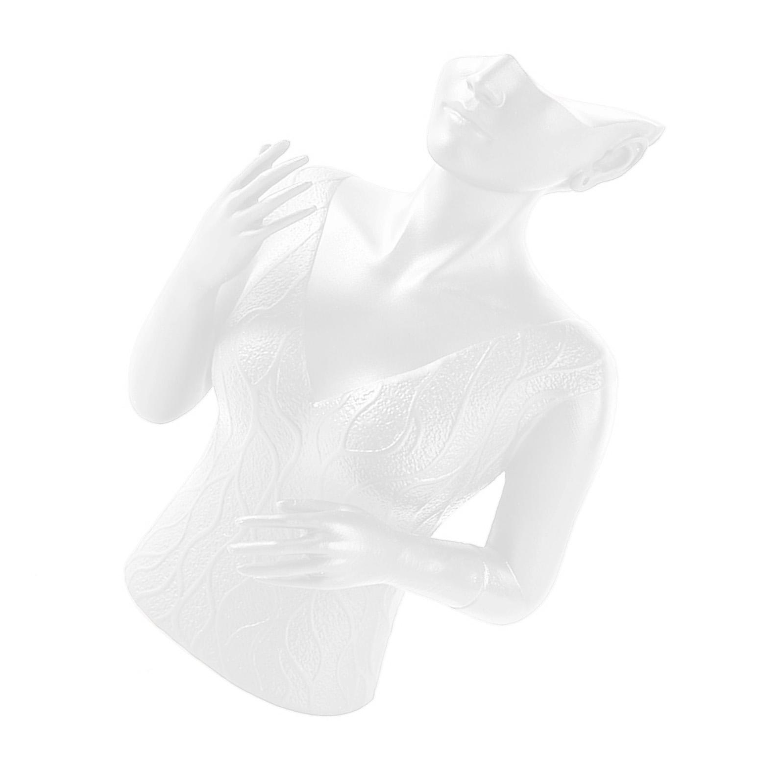 

Resin Head Mannequin Bust Stand Head Bust Display Stand Holder For Jewelry Necklaces And Earrings Presentation белый
