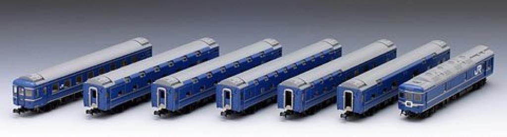 N gauge vehicle 24 series 25 type express sleeper car JR 92615 (Hokutosei, Hokkaido)
