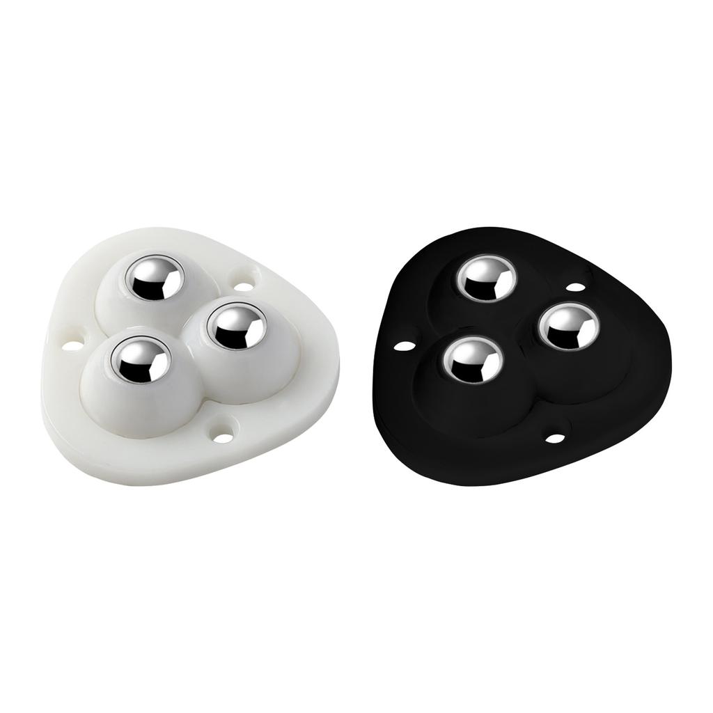 Mini Swivel Casters Wheels Self Adhesive Universal Wheels 360 Degree Rotatable Steel Bead Pulley Storage Box Roller