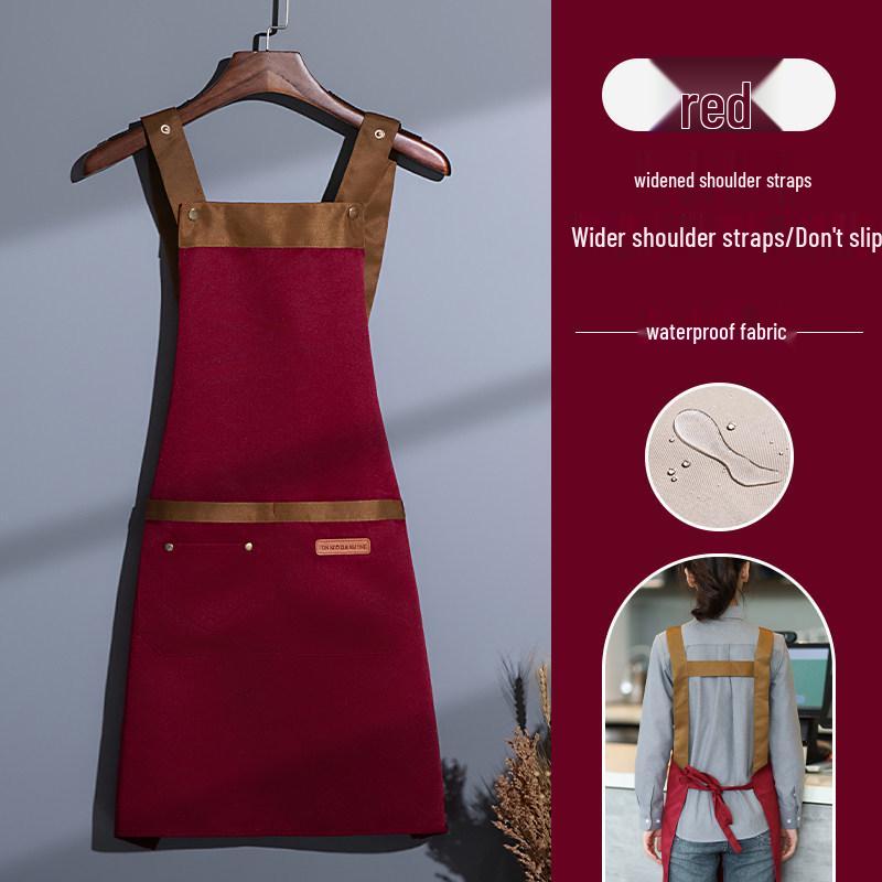 Waterproof Stain-Proof Apron for Supermarket, Catering, and Milk Tea Shops with Logo Printing