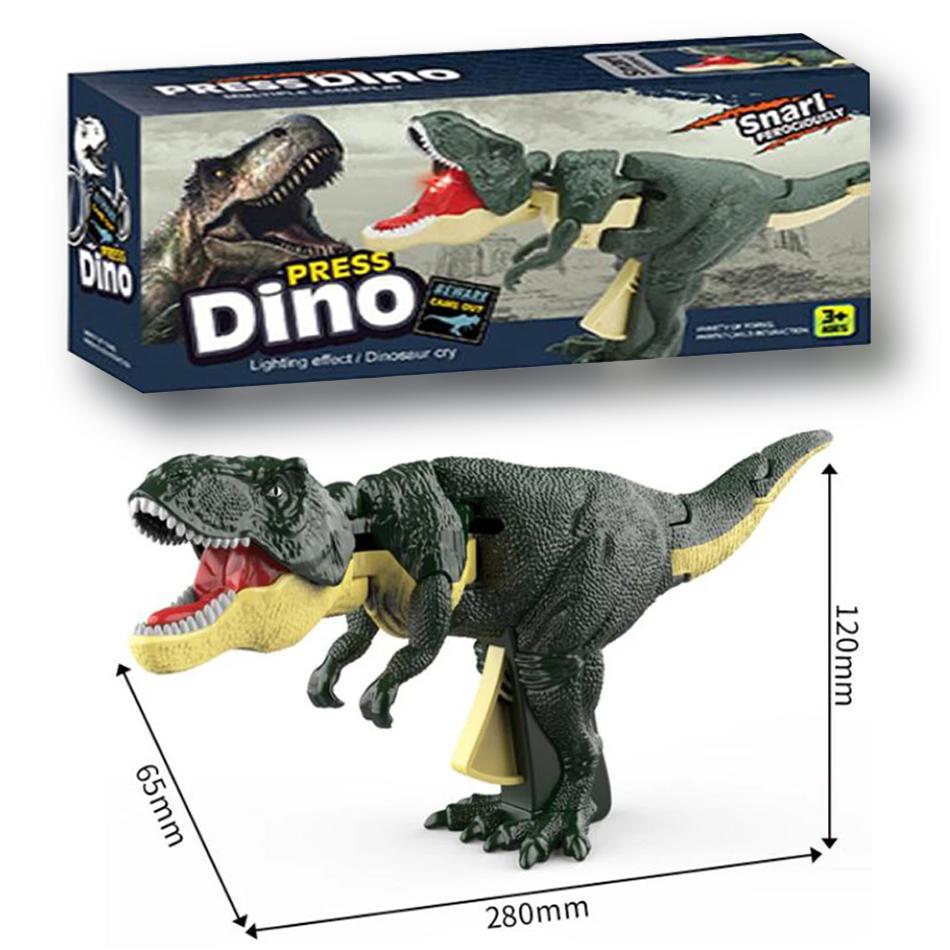 Dinozaur ZaZaZa Zabawka Dzieci Kreatywna Bez Baterii Teleskopowa Huśtawka Sprężynowa Dinozaury Zabawki Fidget Prezenty Świąteczne dla Dzieci