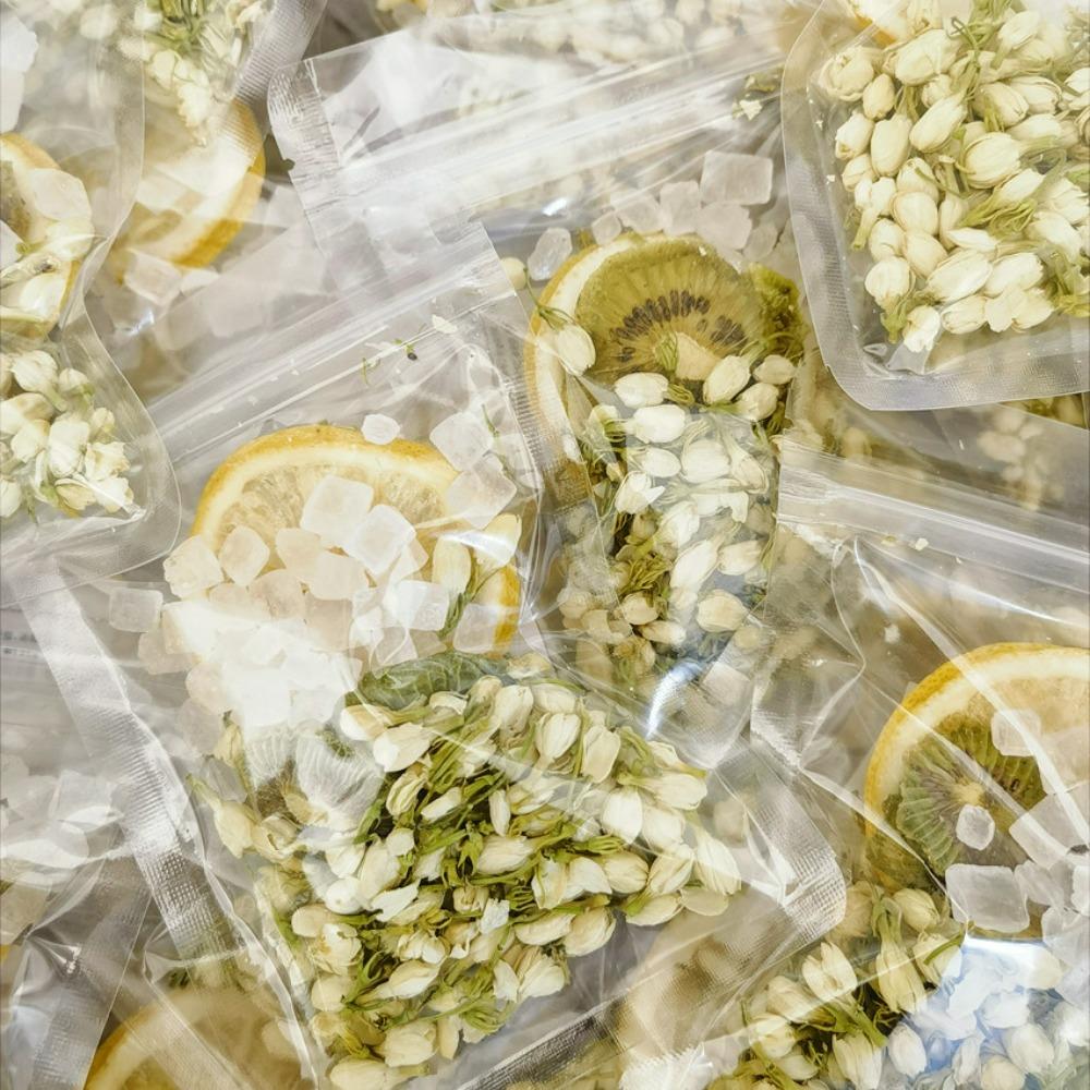 12pcs Kumquat Lemon Passion Fruit Loose Tea Independent Small Packaging Fragrant Freeze-dried Water Soaked Health Tea