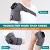 LED Knee Massager Multifunctional Electric Infrared 650nm 850nm Red Heating Vibration Massage Leg Joint Brace with Light