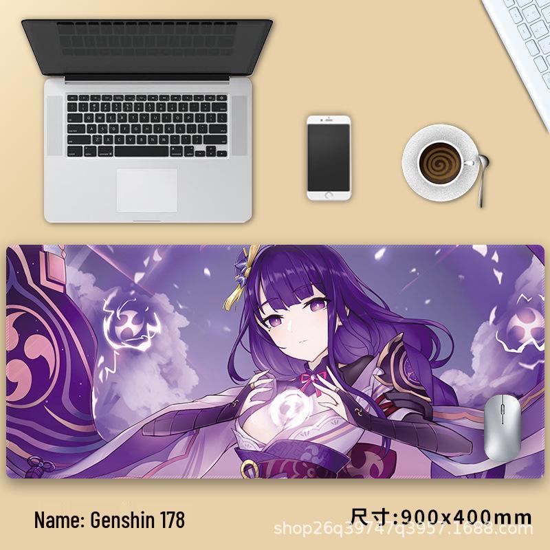 Extra velká podložka pod myš Genshin Impact Venti - Zesílená anime podložka pod klávesnici