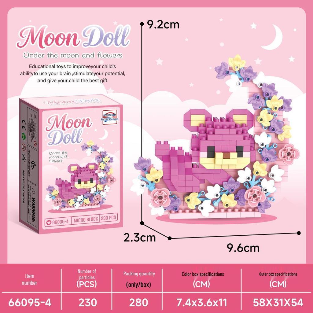 Micro Particle Cartoon Figure Building Blocks for Kids - Assembly Toys & Hanging Ornaments