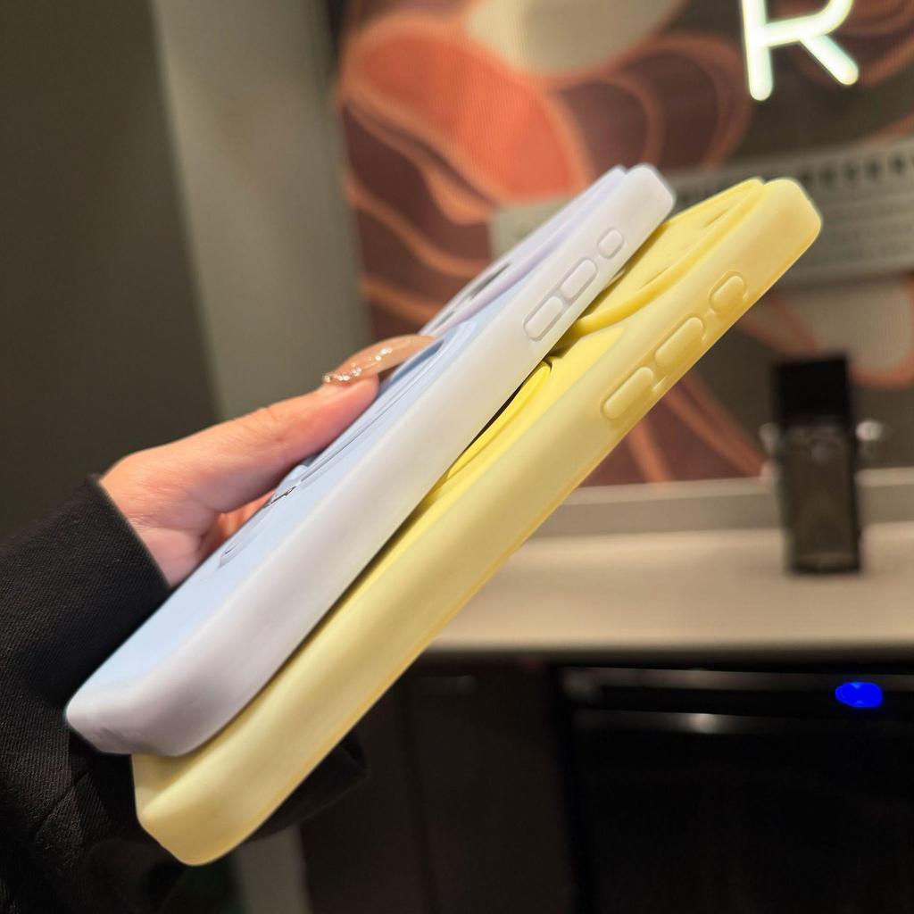 Precision Hole Phone Case for Apple 15Pro, 16Pro, 17Pro Max - Ice Cream Stand & Simple Solid Color Design