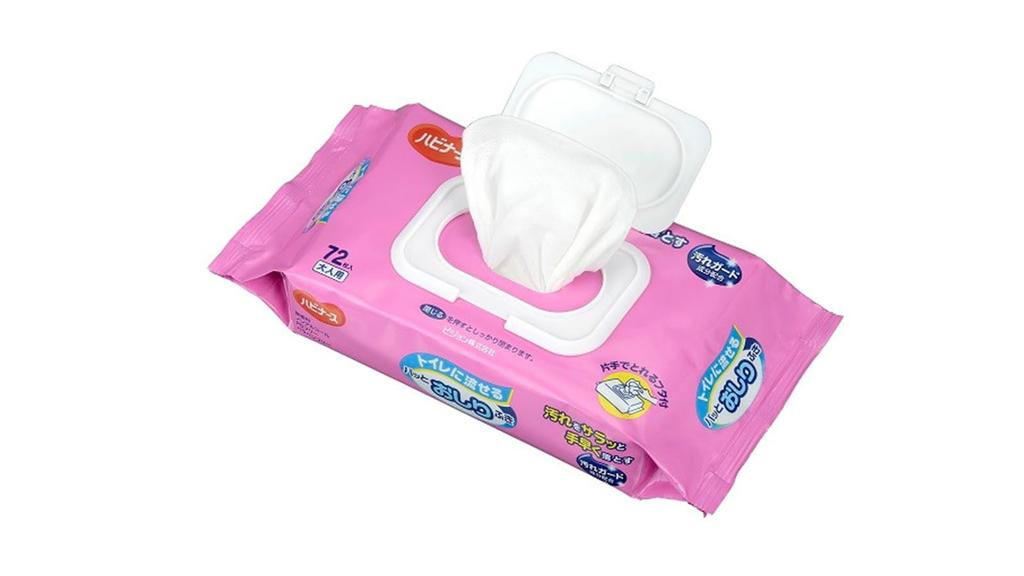 Of Habinurse Flushable Baby 72 for and Includes Original Plastic [Set 3] Wipes, Count, Caregiving, Adults, Seniors. Bag. Alcohol-free Wipes.