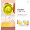 2 Pcs Manual Juicer Cup Fruit Maker Citrus Lemon Squeezer Plastic Ergonomic Design Kitchen Tool Portable Manual Juice Extractor
