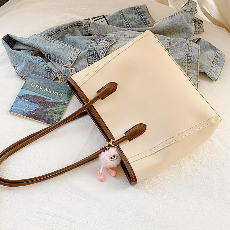 

Досуг Большая вместительная сумка-тоут Сумка через плечо Сумка женская сумка бежевый