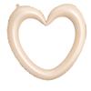 Large Heart-Shaped Aluminum Foil Balloon Frame for Party Decoration