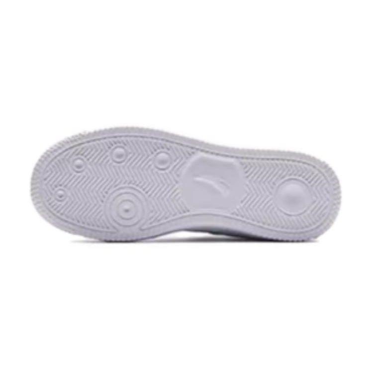 Anta Kids Shock Absorbing Wear Resistant Low Top Kids Skate Shoes Kids Skate Shoes White A312418008-4