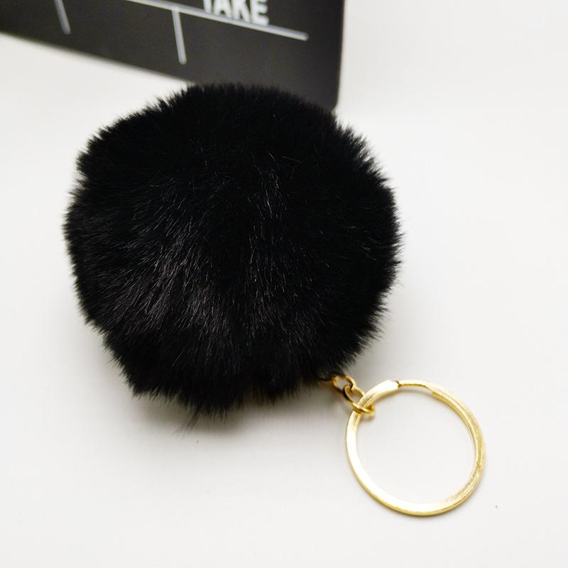 Rabbit Plush ball Pendant 8CM Ladies luggage Plush Keychain Pendant Bag Accessories Gifts
