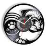 Pug Dog Breed Vinyl Record Wall Clock For Vet Clinic Pet Shop Decor Dutch Bulldog Puppy Carved Music Album Clock Dog Owners Gift