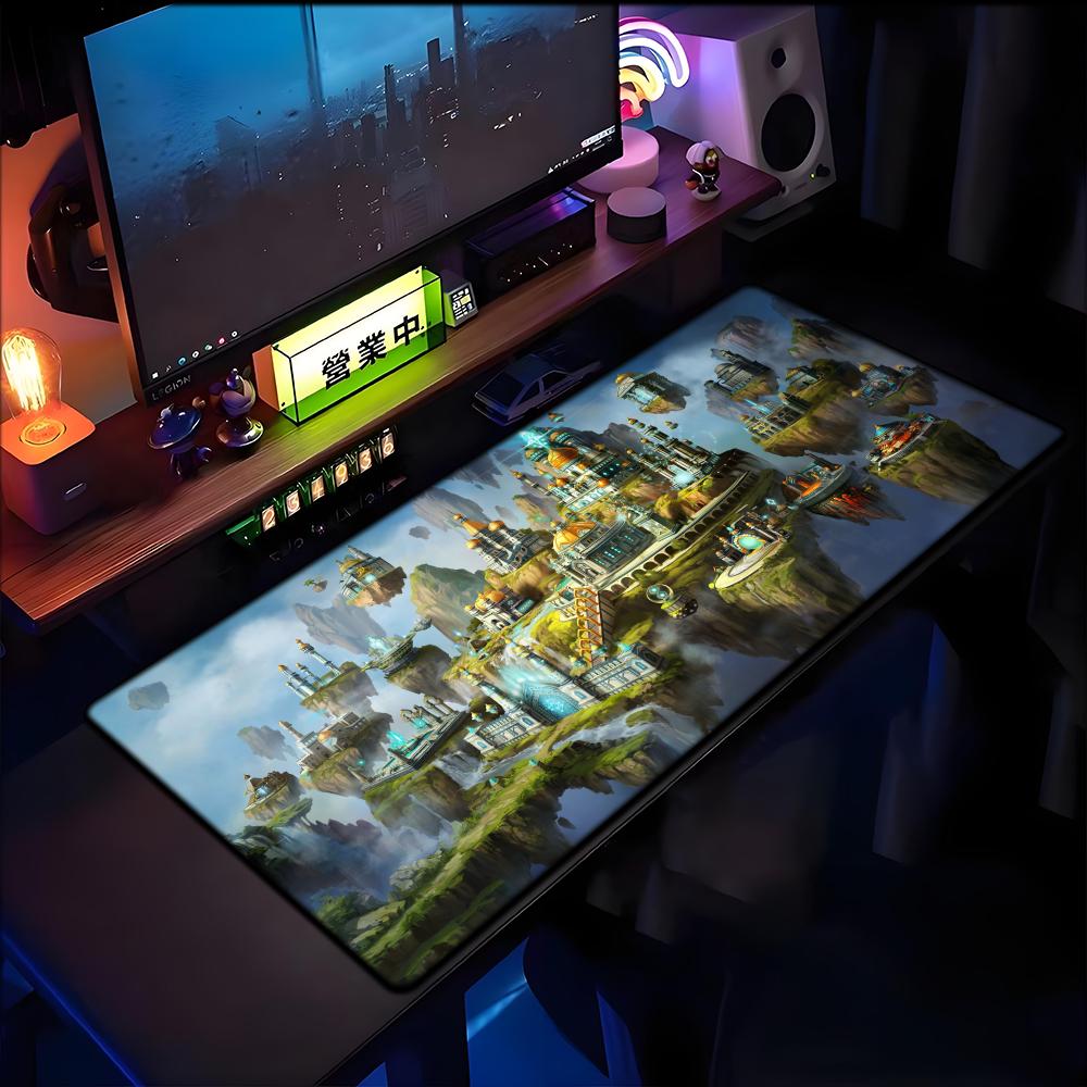 Heroes of Might and Magic Tappetino per Mouse con Mappa XXL Gomma Antiscivolo Tappetini per Mouse Tastiera Accessori da Gioco Tappetino Mouse xmm