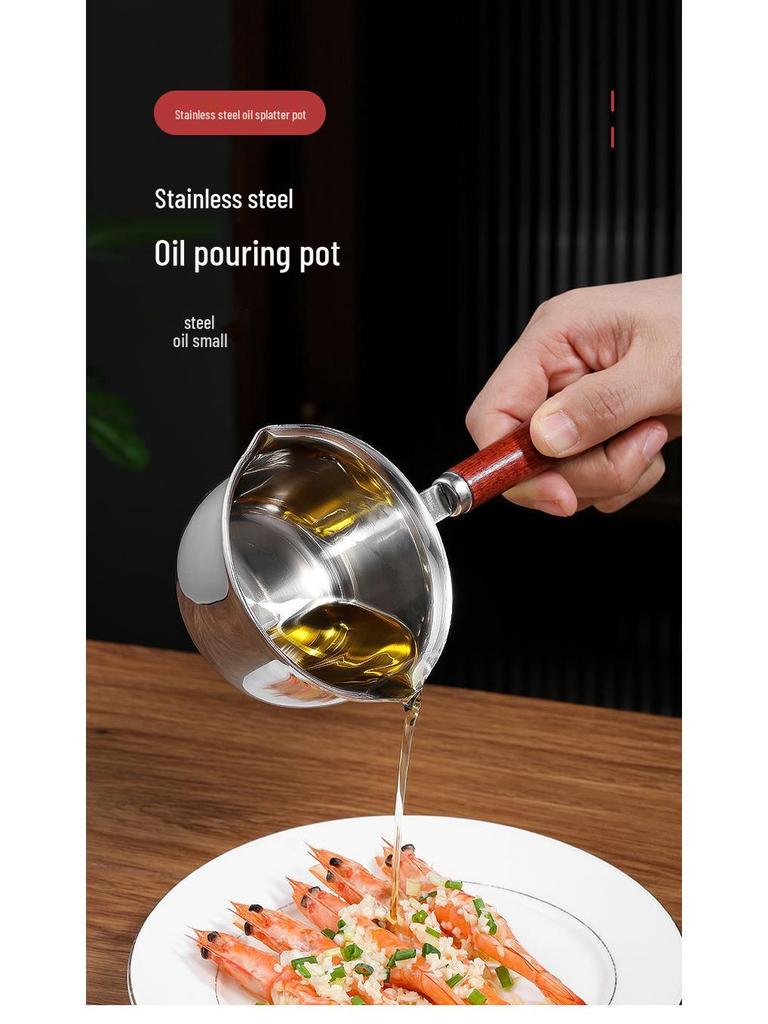 Newcomer Discount: German Stainless Steel Oil Drizzling Pot - 5 Yuan Off