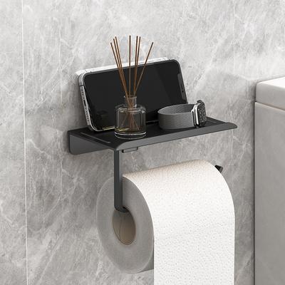 Uchwyt na papier toaletowy Plastikowy stojak do przechowywania Ręcznik kuchenny Umieszczenie butelek z przyprawami Ściana w łazience Rolka papieru do przechowywania telefonu