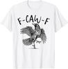 Black Crow, F-Caw-F Funny Black Bird  S-5XL Unisex T-Shirt
