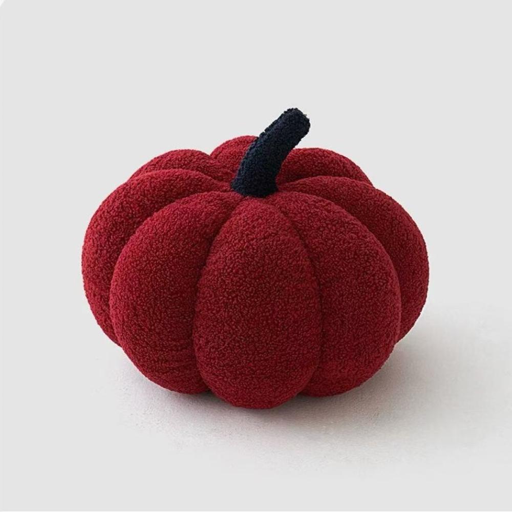 Creative Pumpkin Plush Pillow – Ins Style Spliced Throw Pillow for Bed & Sofa, Christmas & Fall Home Decoration