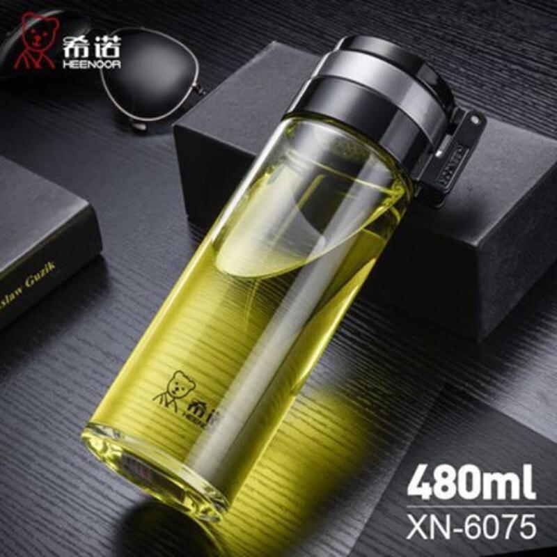Portable High Borosilicate Glass Water Bottle