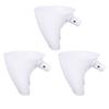 3PCS Flour Funnel Fit for Artisan KSM150 4.5 5 Qt Tilt Head Mixer Anti Splashing Flour Pouring Funnel Dishwasher Safe
