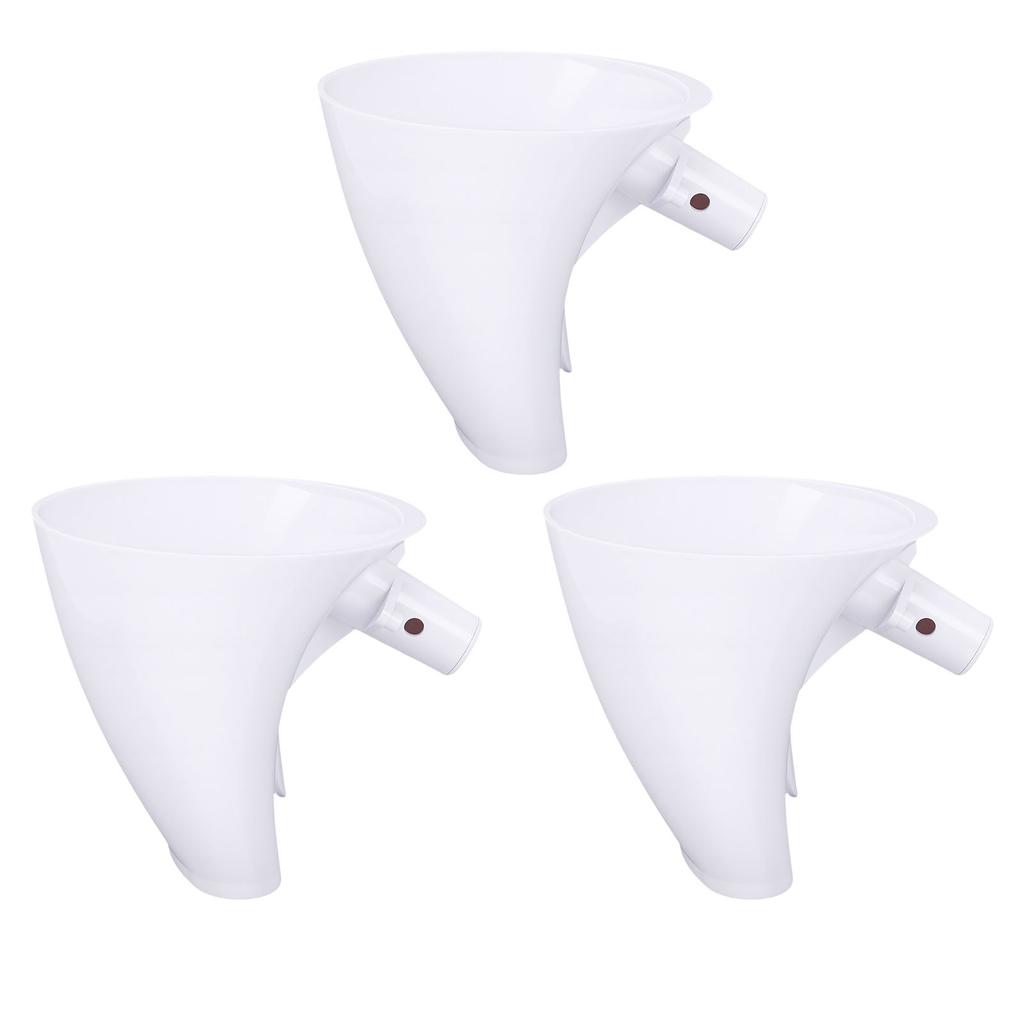 3PCS Flour Funnel Fit for Artisan KSM150 4.5 5 Qt Tilt Head Mixer Anti Splashing Flour Pouring Funnel Dishwasher Safe