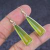 Peridot Gemstone 925 Sterling Silver Jewelry Earring 2.01"