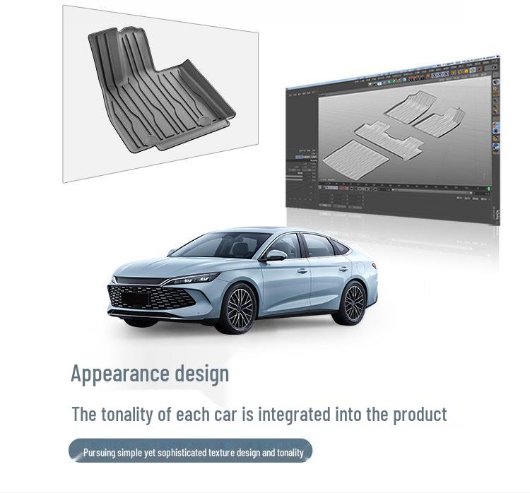 Custom TPE Floor Mats & Eco-Friendly Trunk Mats for BYD Qin L DM-i (24 Model).